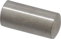 Value Collection - 5mm Diam x 10mm Pin Length 316 Stainless Steel Standard Dowel Pin - Bright Finish, 1 Rounded End - Apex Tool & Supply