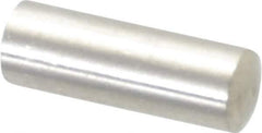 Value Collection - 5mm Diam x 14mm Pin Length 316 Stainless Steel Standard Dowel Pin - Bright Finish, 1 Rounded End - Apex Tool & Supply