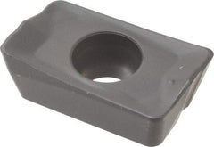 Seco - APMX160408 M14 Grade MK1500 Carbide Milling Insert - TiCN/Al2O3 Finish, 0.223" Thick, 0.031" Corner Radius - Apex Tool & Supply