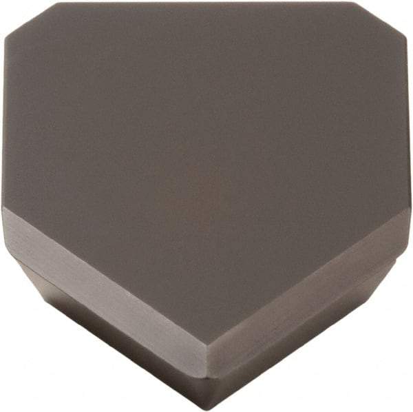 Seco - SEAN1504 M18 Grade MK1500 Carbide Milling Insert - TiCN/Al2O3 Finish, 0.187" Thick, 5/8" Inscribed Circle - Apex Tool & Supply