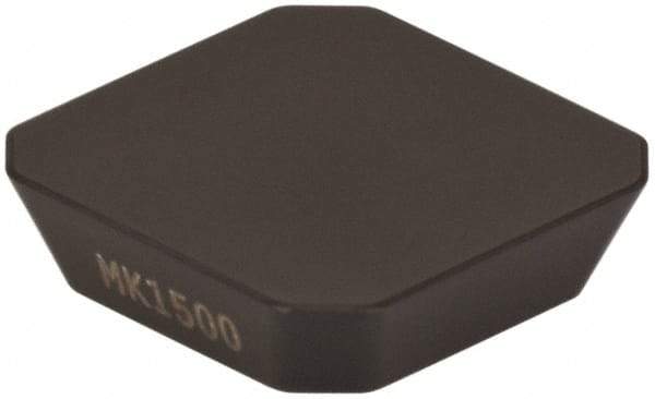 Seco - SEKN1203 M14 Grade MK1500 Carbide Milling Insert - TiCN/Al2O3 Finish, 1/8" Thick, 1/2" Inscribed Circle - Apex Tool & Supply
