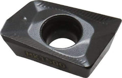 Seco - XOMX120404 ME08 Grade MK1500 Carbide Milling Insert - TiCN/Al2O3 Finish, 0.163" Thick, 0.016" Corner Radius - Apex Tool & Supply