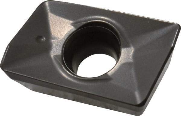 Seco - XOMX180608 MD15 Grade MK1500 Carbide Milling Insert - TiCN/Al2O3 Finish, 1/4" Thick, 0.031" Corner Radius - Apex Tool & Supply