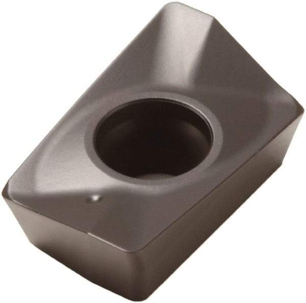 Seco - XOMX180616 M14 Grade MK1500 Carbide Milling Insert - TiCN/Al2O3 Finish, 1/4" Thick, 1/16" Corner Radius - Apex Tool & Supply