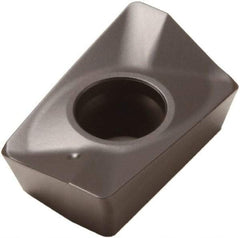 Seco - XOMX180616 M14 Grade MK1500 Carbide Milling Insert - TiCN/Al2O3 Finish, 1/4" Thick, 1/16" Corner Radius - Apex Tool & Supply
