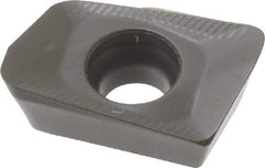 Seco - XOMX120412 ME08 Grade MP2500 Carbide Milling Insert - TiCN/Al2O3 Finish, 0.163" Thick, 0.047" Corner Radius - Apex Tool & Supply