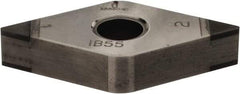 Iscar - DNGA431 TMC Grade IB55 CBN Turning Insert - Uncoated, 55° Diamond, 1/2" Inscr Circle, 3/16" Thick, 1/64" Corner Radius - Apex Tool & Supply