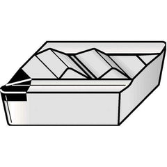 Kennametal - NPL505, KD1425 Grade Diamond Tipped Profiling Insert - Uncoated, 55° Incl Angle, Parallelogram, 0.4566" Side Length, 1/8" Thick, 0.13mm Corner Radius - Apex Tool & Supply