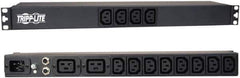 Tripp-Lite - 14 Outlets, 100/240 Volts, 20 Amps, 15' Cord, Power Outlet Strip - Rack Mount, C13/C19 NEMA Configuration, 19" Strip - Apex Tool & Supply