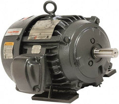 US Motors - 2 Max hp, 1,725 Max RPM, Three Polyphase Electric AC DC Motor - 208-230/460 V Input, Single Phase, 56H Frame, 5/8" Shaft Diam, Rigid Base Mount, Totally Enclosed Fan Cooled Enclosure - Apex Tool & Supply