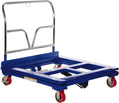 Vestil - 2,500 Lb Capacity Post Tilt Truck - 10" to 23" Lift Height, 42-1/4" Platform Length x 40" Platform Width - Apex Tool & Supply