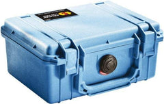 Pelican Products, Inc. - 7-51/64" Wide x 4-19/64" High, Clamshell Hard Case - Blue, Polyethylene - Apex Tool & Supply