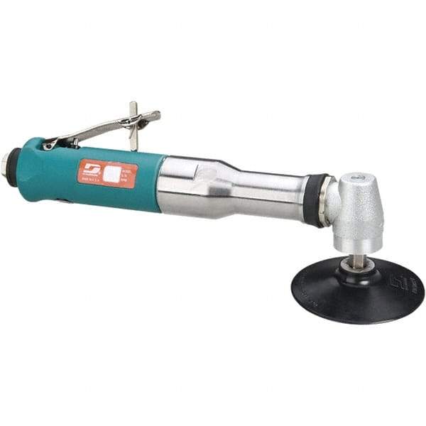 Dynabrade - 4" Max Disc, 12,000 RPM, Pneumatic Handheld Disc Sander - 40 CFM, 1/4" Inlet, 0.7 hp, 90 psi - Apex Tool & Supply