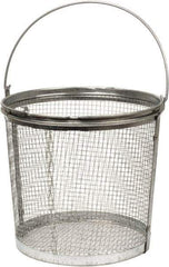 Bio-Circle - Parts Washer Basket - 209.55mm High x 228.6mm Wide x 228.6mm Long, Use with Bio-Circle Parts Washing Systems - Apex Tool & Supply