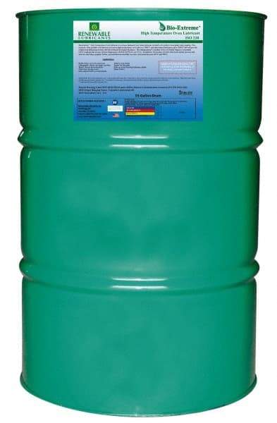 Renewable Lubricants - 55 Gal Drum Synthetic/Graphite Lubricant - White, -28°F to 2,000°F, Food Grade - Apex Tool & Supply