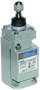 Square D - DPDT, 2NC/2NO, 600 Volt Screw Terminal, Plunger Actuator, General Purpose Limit Switch - 1, 2, 4, 6, 12, 13, 6P NEMA Rating, IP67 IPR Rating - Apex Tool & Supply