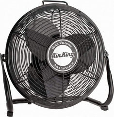 Air King - 14" Blade, 1/20 hp, 1,180, 1,470 & 1,650 CFM, Industrial Circulation Fan - Floor Stand, 120V Volts, 3 Speed - Apex Tool & Supply