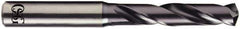 OSG - 10.6mm 140° Solid Carbide Screw Machine Drill Bit - WD1 Finish, 55mm Flute Length, 102mm OAL, Through Coolant - Apex Tool & Supply