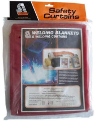 Steiner - 4' High x 6' Wide Vinyl Welding Curtain - Orange - Apex Tool & Supply