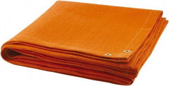 Steiner - 6' High x 8' Wide Fiberglass Welding Blanket - Orange, Grommet - Apex Tool & Supply