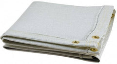 Steiner - 10' High x 10' Wide Fiberglass Welding Blanket - Orange, Grommet - Apex Tool & Supply