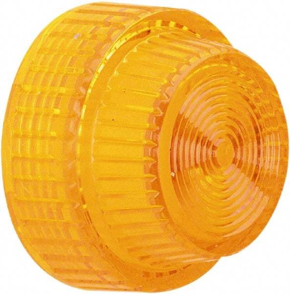Schneider Electric - Round Pilot and Indicator Light Lens - Amber - Apex Tool & Supply