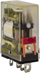 Square D - 1 hp at 240 Volt & 1/2 hp at 120 Volt, Electromechanical Plug-in General Purpose Relay - 12 Amp at 240 VAC, SPDT, 24 VAC at 50/60 Hz - Apex Tool & Supply