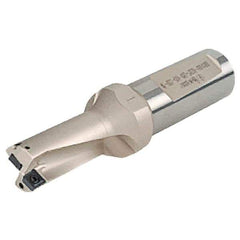 Iscar - 70mm Max Drill Depth, 5xD, 14mm Diam, Indexable Insert Drill - 2 Inserts, 20mm Shank Diam, Whistle Notch Shank - Apex Tool & Supply