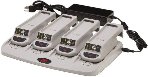 3M - Battery Charger for PAPR Systems - Gray, Compatible with TR-330 & TR-332 - Apex Tool & Supply