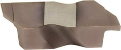 Sumitomo - 2041SG Grade EH520V, 0.041" Cutting Width Carbide Grooving Insert - 0.05" Max Depth of Cut, Neutral, 0.002 to 0.005" Corner Radius, TiAlN Finish - Apex Tool & Supply