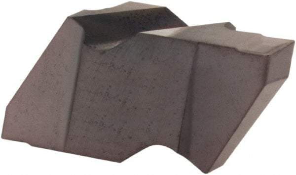 Kennametal - 2094NG K Grade KCU25, 0.0941" Cutting Width Carbide Grooving Insert - 0.1098" Max Depth of Cut, Left Hand, 0.0075" Corner Radius, AlTiN Finish - Apex Tool & Supply
