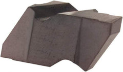 Kennametal - 4250NG Grade KCU10, 6.35mm Cutting Width Carbide Grooving Insert - 1/4" Max Depth of Cut, Left Hand, 0.0225" Corner Radius, AlTiN Finish - Apex Tool & Supply