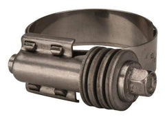 Value Collection - 13/16 to 1-3/4" Hose, 9/16" Wide x 0.6" Thick, Constant Torque Clamp - 13/16 to 1-3/4" Diam, Grade 301 & 410 Stainless Steel Screw - Apex Tool & Supply