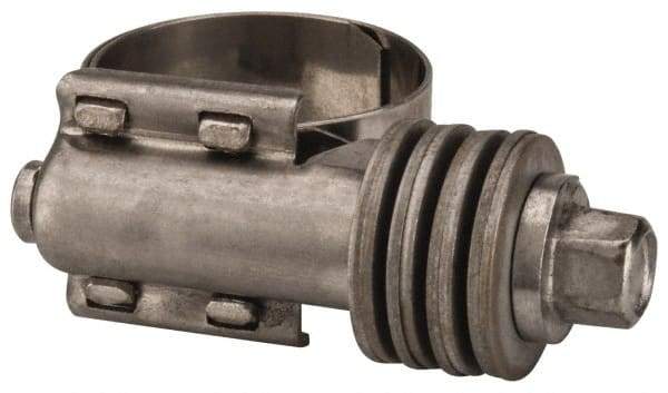 Value Collection - 9/16 to 1-1/16" Hose, 9/16" Wide x 0.6" Thick, Constant Torque Clamp - 9/16 to 1-1/16" Diam, Grade 301 & 410 Stainless Steel Screw - Apex Tool & Supply