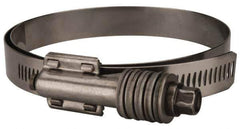 Value Collection - 3-3/4 to 4-5/8" Hose, 5/8" Wide x 0.7" Thick, Constant Torque Clamp - 3-3/4 to 4-5/8" Diam, Grade 301 & 410 Stainless Steel Screw - Apex Tool & Supply