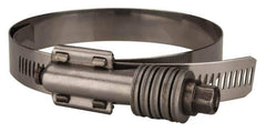 Value Collection - 3-1/4 to 4-1/8" Hose, 5/8" Wide x 0.7" Thick, Constant Torque Clamp - 3-1/4 to 4-1/8" Diam, Grade 301 & 410 Stainless Steel Screw - Apex Tool & Supply