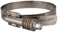 Value Collection - 3-3/4 to 4-5/8" Hose, 5/8" Wide x 0.7" Thick, Constant Torque Clamp - 3-3/4 to 4-5/8" Diam, Grade 304 Stainless Steel/Carbon Steel Screw - Apex Tool & Supply