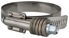 Value Collection - 2-3/4 to 3-5/8" Hose, 5/8" Wide x 0.7" Thick, Constant Torque Clamp - 2-3/4 to 3-5/8" Diam, Grade 304 Stainless Steel/Carbon Steel Screw - Apex Tool & Supply
