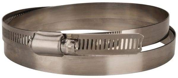 Value Collection - SAE Size 212, 11-3/4 to 13-3/4" Diam, Stainless Steel Worm Drive Clamp - 1/2" Wide, Material Grade 201 - Apex Tool & Supply