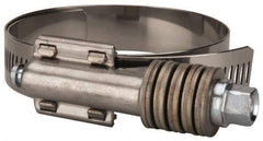 Value Collection - 2-1/4 to 3-1/8" Hose, 5/8" Wide x 0.7" Thick, Constant Torque Clamp - 2-1/4 to 3-1/8" Diam, Grade 304 Stainless Steel/Carbon Steel Screw - Apex Tool & Supply