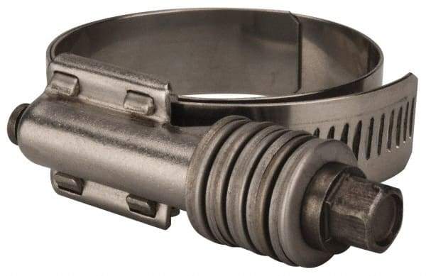 Value Collection - 1-3/4 to 2-5/8" Hose, 5/8" Wide x 0.7" Thick, Constant Torque Clamp - 1-3/4 to 2-5/8" Diam, Grade 301 & 410 Stainless Steel - Apex Tool & Supply