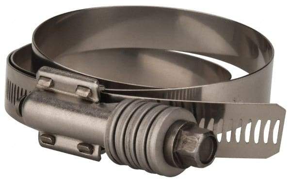 Value Collection - 5-3/4 to 6-5/8" Hose, 5/8" Wide x 0.7" Thick, Constant Torque Clamp - 5-3/4 to 6-5/8" Diam, Grade 301 & 410 Stainless Steel Screw - Apex Tool & Supply