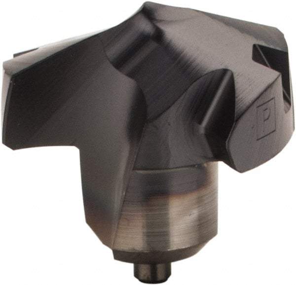 Kennametal - Series KenTIP, 10.32mm Diam Grade KCP15 140° Replaceable Drill Tip - Carbide, AlTiN Finish, J Seat Size - Apex Tool & Supply