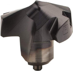 Kennametal - Series KenTIP, 10.32mm Diam Grade KCP15 140° Replaceable Drill Tip - Carbide, AlTiN Finish, J Seat Size - Apex Tool & Supply