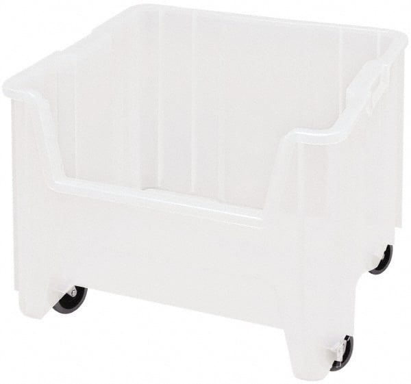 Quantum Storage - 16-1/2" Wide x 17-1/2" Deep x 12-1/2" High Hopper Stacking Bin - Apex Tool & Supply