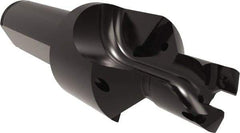 Allied Machine and Engineering - 11 to 12mm Diam, Straight Shank, 15.88mm Body Shank Diam, Combo Chamfer and Countersink Drill - TCMT 110204 Insert, 90.09mm OAL - Apex Tool & Supply