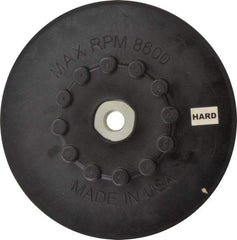 Made in USA - 7" Diam Quick-Change Disc Backing Pad - Firm Density, 8,600 RPM, Speed-Lok Compatible - Apex Tool & Supply