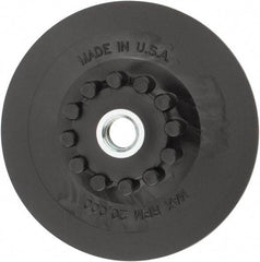 Made in USA - 5" Diam Quick-Change Disc Backing Pad - Medium Density, 20,000 RPM, Speed-Lok Compatible - Apex Tool & Supply
