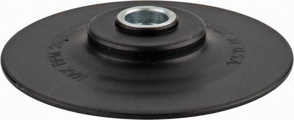 Made in USA - 4-1/2" Diam Quick-Change Disc Backing Pad - Medium Density, 20,000 RPM, Speed-Lok Compatible - Apex Tool & Supply
