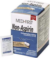 Medique - Original Flavor Medi-First Non-Aspirin Tablets - Headache & Pain Relief - Apex Tool & Supply